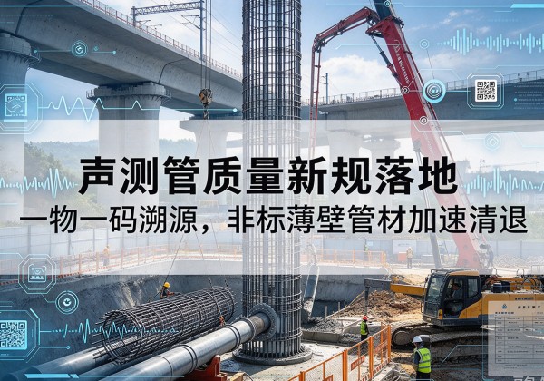 安顺声测管质量新规落地，一物一码溯源，非标薄壁管材加速清退