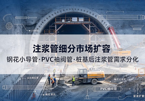 安顺注浆管细分市场扩容，隧道钢花小导管、PVC 袖阀管、桩基后注浆管需求分化